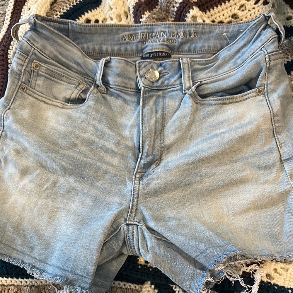 American Eagle Outfitters Light Blue Stretch Denim
